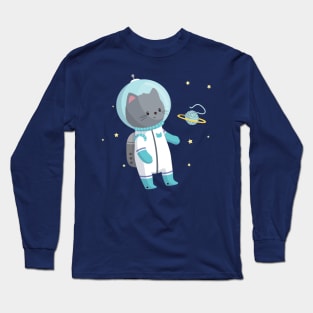 Space Cat Long Sleeve T-Shirt